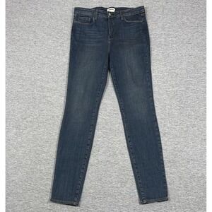 L'Agence Jeans Womens Size 32 Blue Denim Marguerite High Rise Skinny NEW
